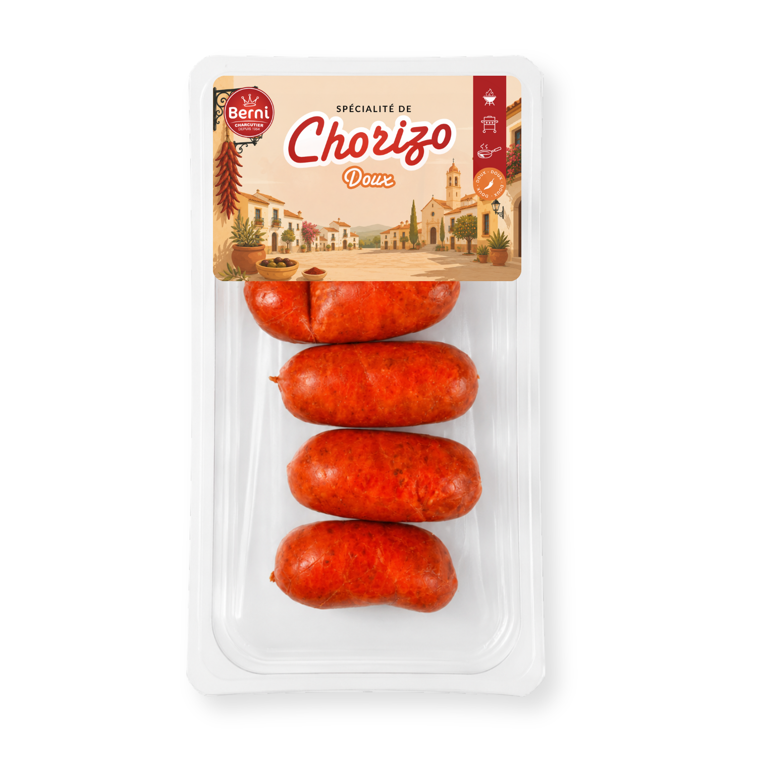 Packshot de chorizo Berni